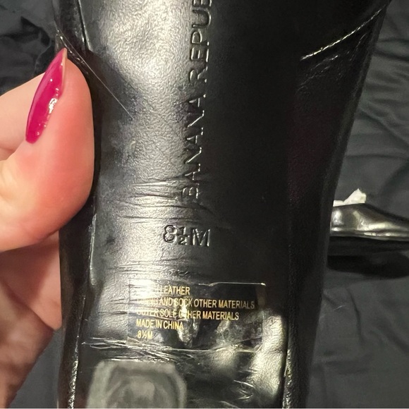Banana Republic black leather d’orsay heels 8.5 - Picture 8 of 8